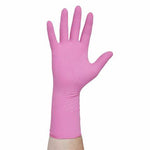 Pink Rose Nitrile Glove/ Pink/ Small